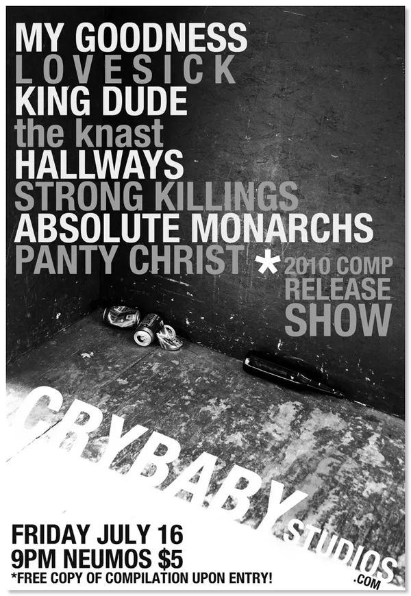 Crybaby Studios show poster