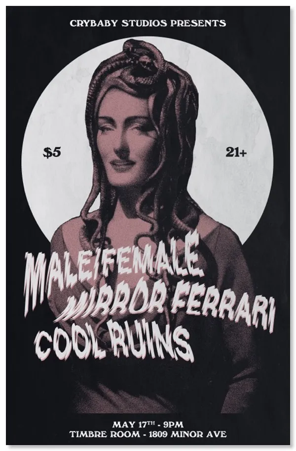 Crybaby Studios show poster