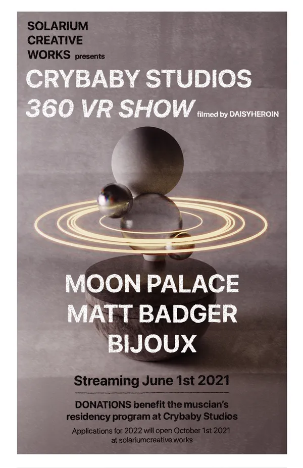 Crybaby Studios show poster